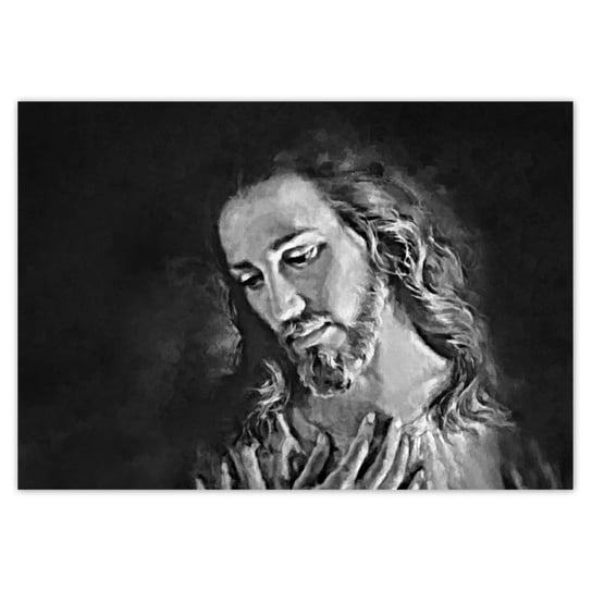 Plakat A1 POZIOM Twarz Jezusa Chrystusa ZeSmakiem