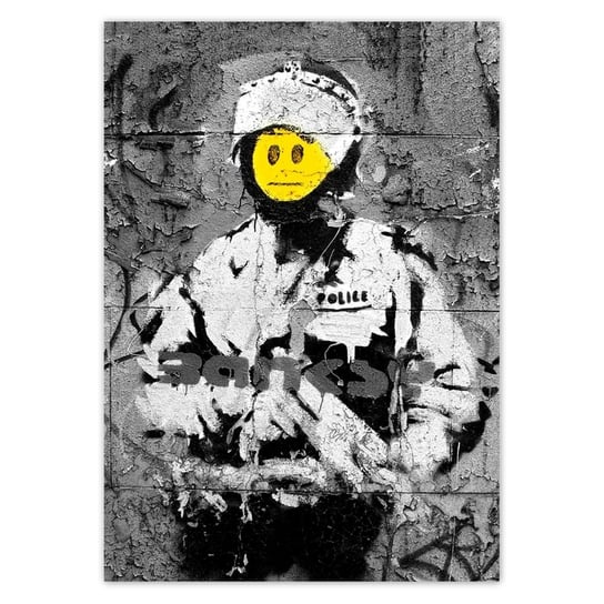 Plakat A2 PION Banksy Buźka ZeSmakiem