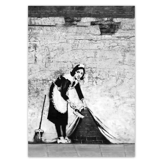 Plakat A2 PION Banksy Pokojówka ZeSmakiem