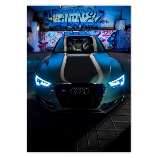 Plakat A2 PION Niebieski Audi ZeSmakiem
