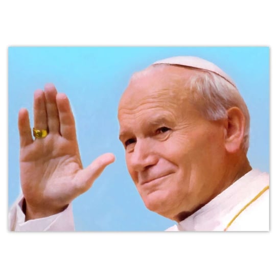 Plakat A2 POZIOM Papież Polak Jan Paweł II ZeSmakiem