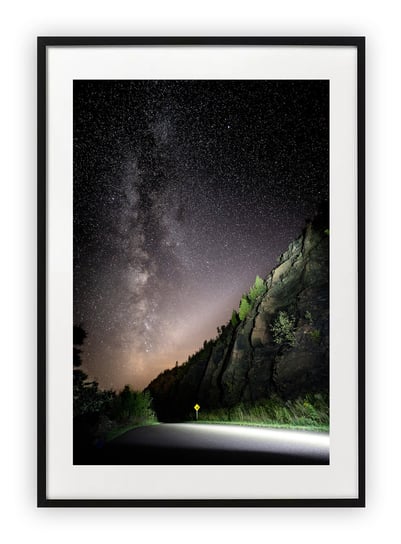 Plakat A3 30x42 cm Droga Gwiazdy Noc WZORY Printonia