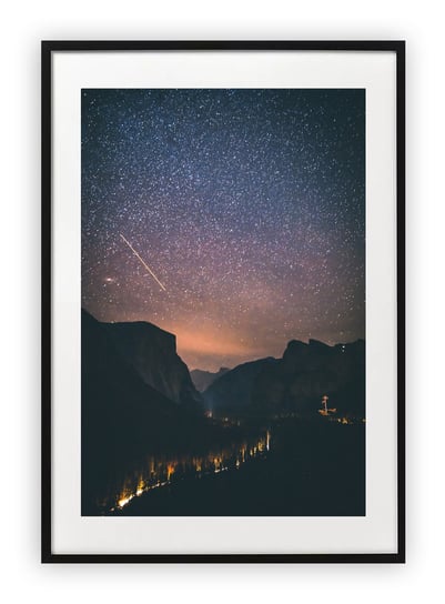 Plakat A3 30x42 cm Gwiazdy Niebo Noc WZORY Printonia