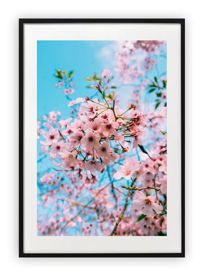 Plakat A3 30x42 cm Kwiaty Wiosna Natura Zieleń WZORY Printonia
