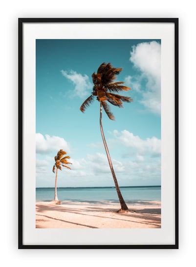 Plakat A3 30x42 cm Palmy Wakacje Woda Plaża WZORY Printonia