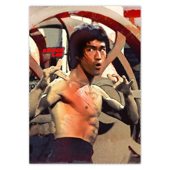 Plakat A3 PION Bruce Lee Kung Fu ZeSmakiem