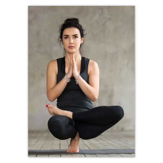 Plakat A3 PION Joga Yoga Ćwiczenia ZeSmakiem