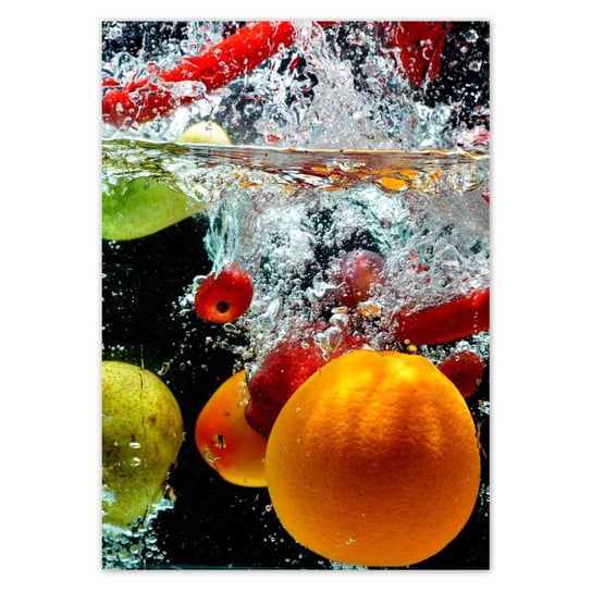 Plakat A3 PION Owoce i warzywa w wodzie ZeSmakiem