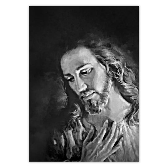 Plakat A3 PION Twarz Jezusa Chrystusa ZeSmakiem