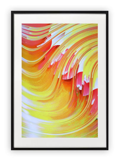 Plakat A4 21x30 cm  Abstrakcja Tekstura Marmur WZORY Printonia