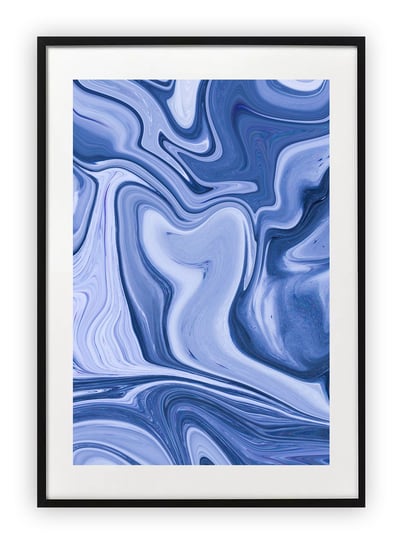 Plakat A4 21x30 cm  Marmur Fiolet Art WZORY Printonia
