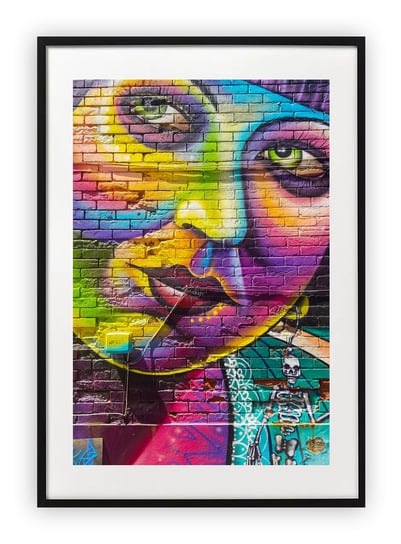 Plakat A4 21x30 cm  Mural Sztuka Ulica Art WZORY Printonia