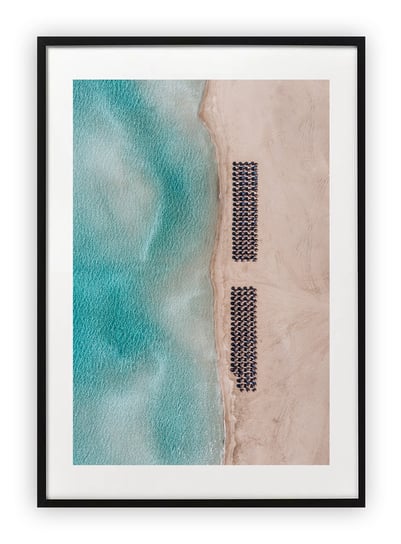 Plakat A4 21x30 cm  Plaża Woda WZORY Printonia