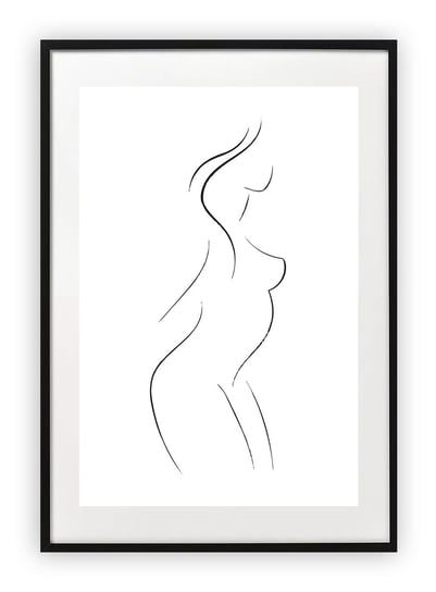 Plakat A4 21x30 cm  Rysunek Sztuka Kobieta WZORY Printonia