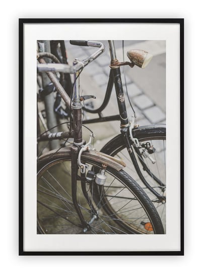 Plakat A4 21x30 cm  Stare rowery WZORY Printonia