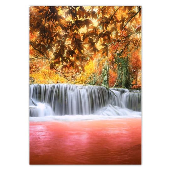 Plakat A4 PION Jesienny wodospad ZeSmakiem