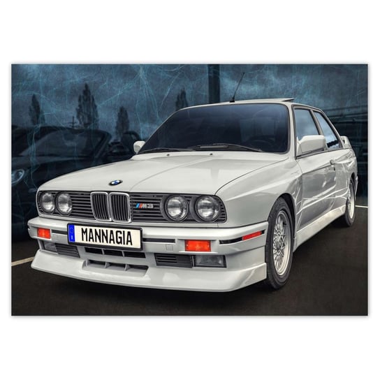Plakat A4 POZIOM BMW M3 E30 ZeSmakiem