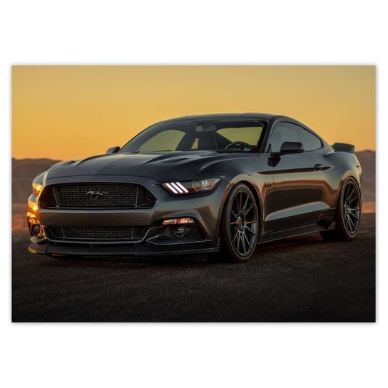 Plakat A4 POZIOM Ford Mustang made in USA ZeSmakiem