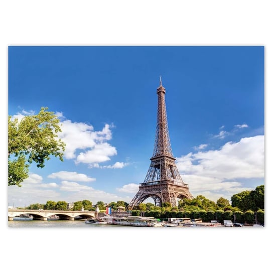 Plakat A4 POZIOM Francja Paryż Wieża ZeSmakiem