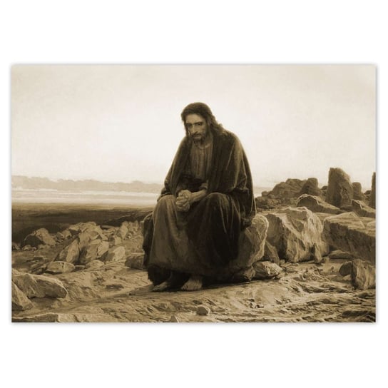 Plakat A4 POZIOM Jezus w Ogrójcu Modlitwa ZeSmakiem