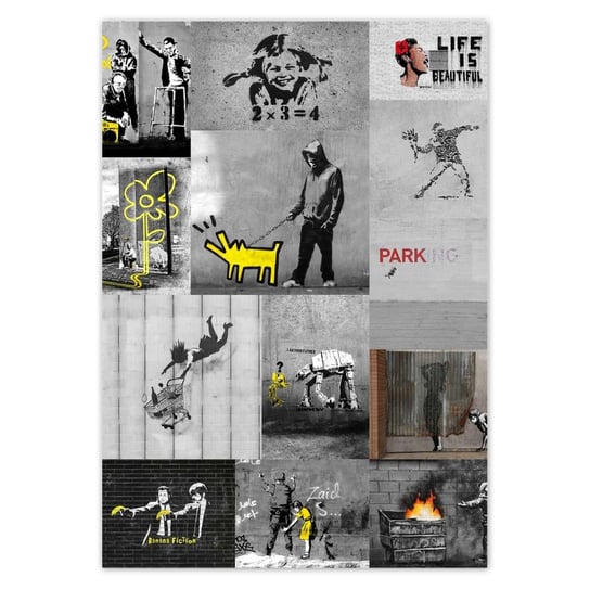 Plakat A5 PION Banksy Megamix ZeSmakiem