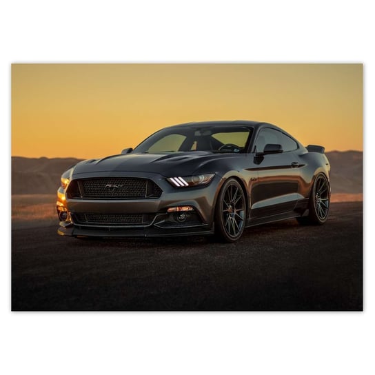 Plakat A5 POZIOM Ford Mustang made in USA ZeSmakiem