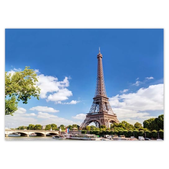 Plakat A5 POZIOM Francja Paryż Wieża ZeSmakiem