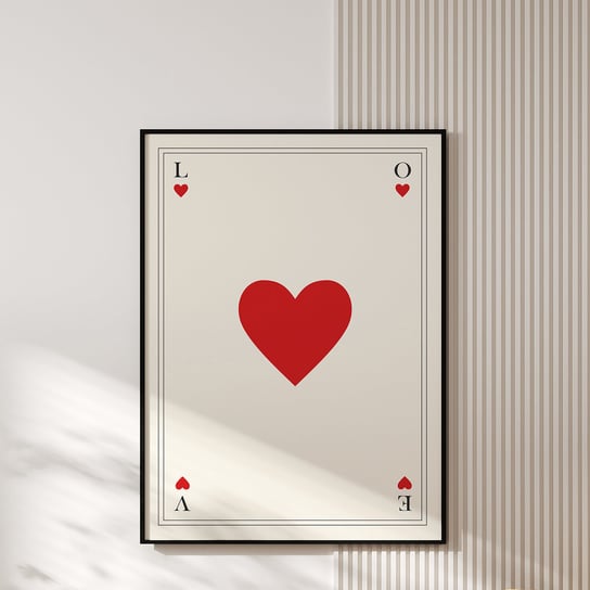 Plakat ACE OF LOVE 30x40cm MUYBIEN