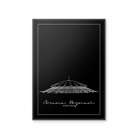 Plakat Architektura - Poznań - Arena Poznań 40x50 cm Peszkowski Graphic