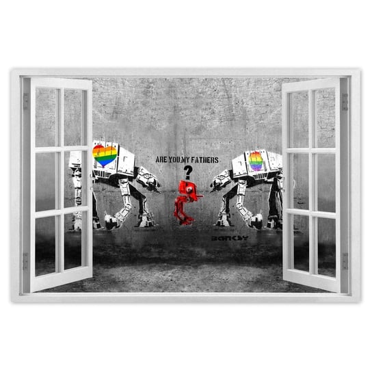 Plakat Are you my fathers Banksy, 60x40 cm ZeSmakiem