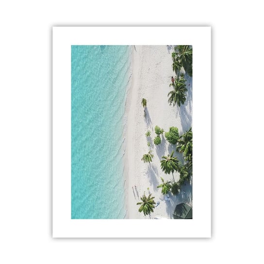 Plakat Arttor Wakacje w raju - 30x40 cm - Plakat bez ramy - Krajobraz, Rajska Plaża, Malediwy, Morze, Podróże - P2XPA30x40-4532 ARTTOR