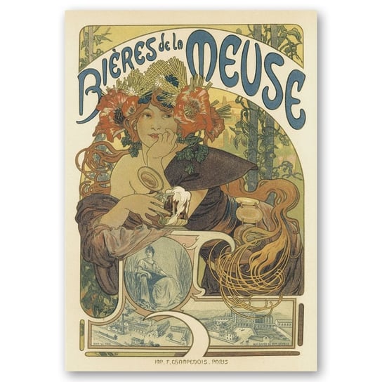 Plakat Artystyczny Bières De La Meuse 50x70 Legendarte