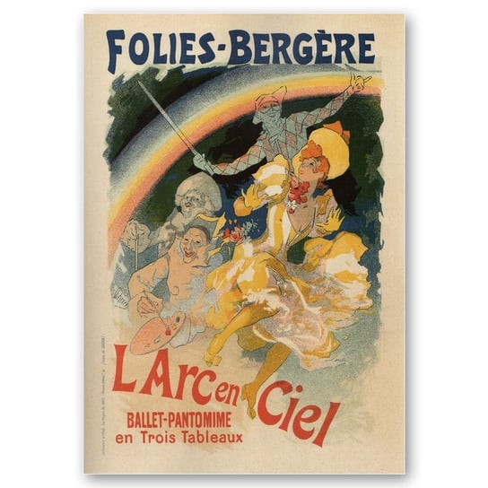 Plakat Artystyczny Folies Bergére 50x70 Legendarte