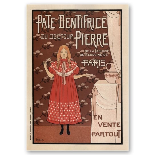 Plakat Artystyczny Pâte Dentifrice 50x70 Legendarte