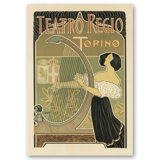 Plakat Artystyczny Teatro Regio Torino 50x70 Legendarte