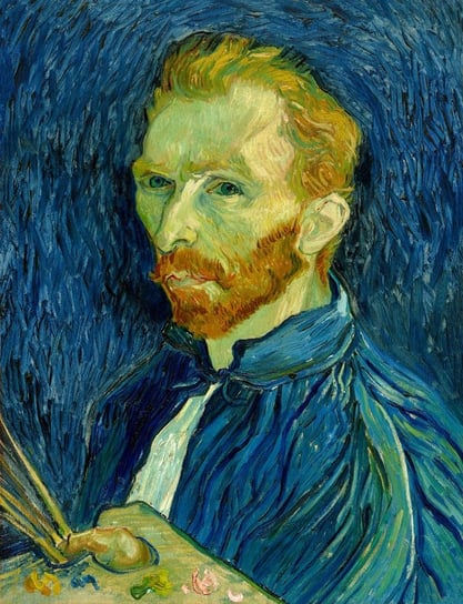 Plakat, Autoportret 1889, Vincent van Gogh, 50x70 cm Inny producent