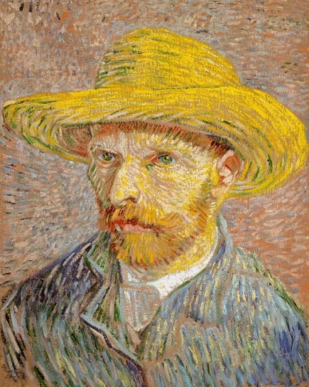 Plakat, Autoportret w Kapeluszu Słomkowym, Vincent van Gogh, 20x30 cm Inny producent
