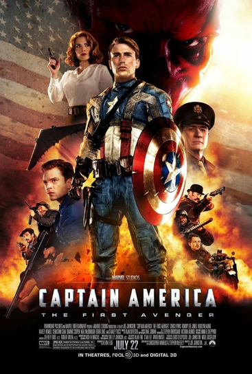 Plakat Avengers Kapitan Ameryka Marvel 50x40 cm - Atram | Sklep EMPIK.COM