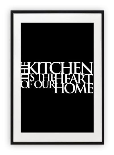 Plakat B2 50x70 cm Kuchnia Kitchen WZORY Printonia