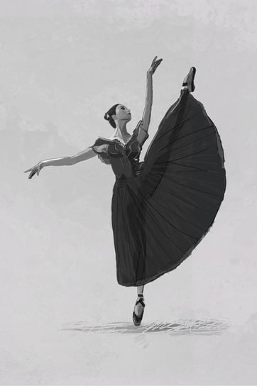 Plakat, Balet - Balerina, 30x40 cm Inna marka