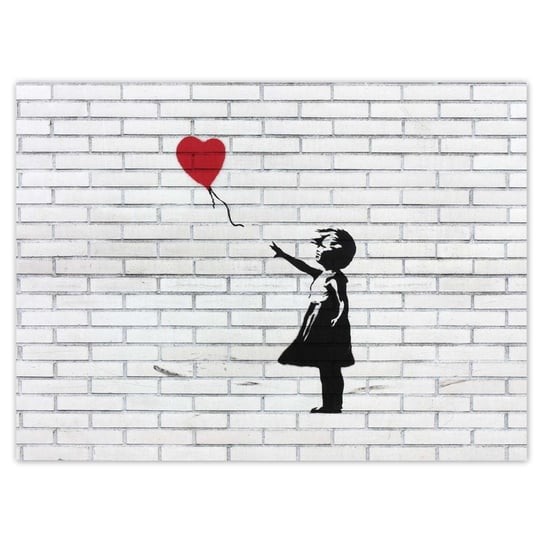 Plakat Banksy Dziewczynka balon, 135x100 cm ZeSmakiem