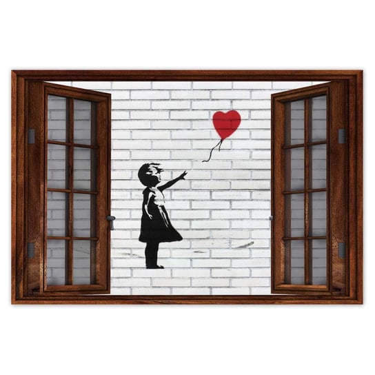 Plakat Banksy Dziewczynka Balon, 60x40 cm ZeSmakiem