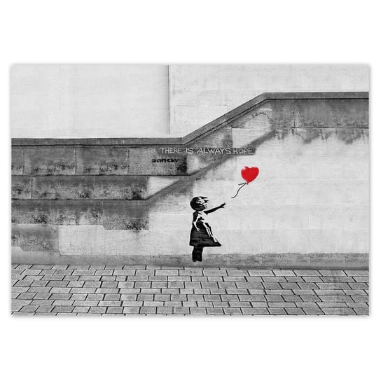 Plakat Banksy Dziewczynka Hope, 100x70 cm ZeSmakiem