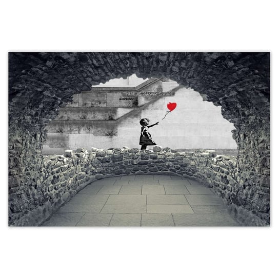 Plakat Banksy Dziewczynka Hope, 120x80 cm ZeSmakiem