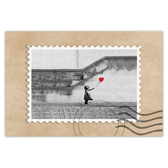 Plakat Banksy Dziewczynka Hope, 60x40 cm ZeSmakiem