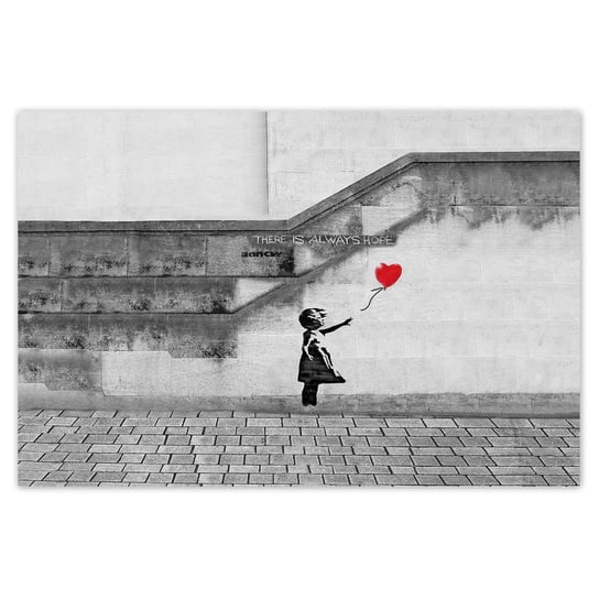 Plakat Banksy Dziewczynka Hope, 60x40 cm ZeSmakiem