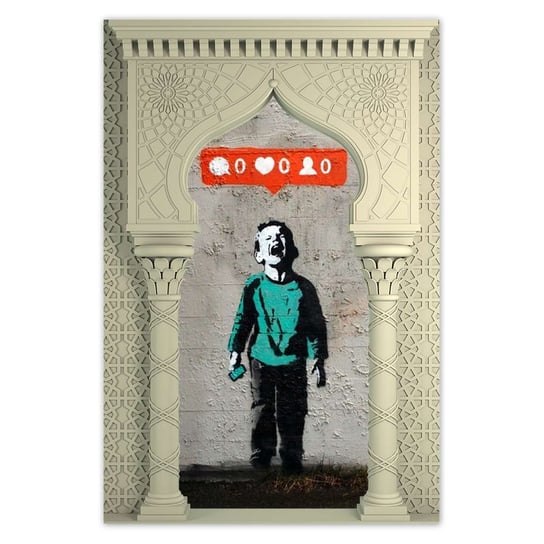 Plakat Banksy Like, 40x60 cm ZeSmakiem