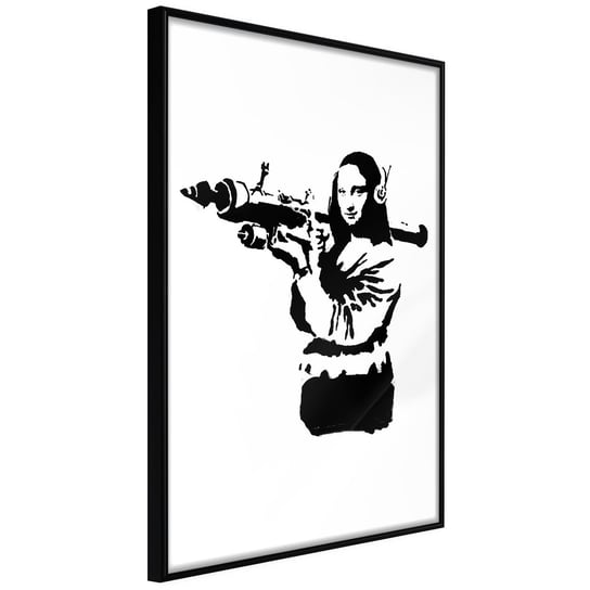 Plakat - Banksy Mona Lisa with Rocket Launcher [Poster] ARTGEIST