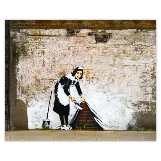 Plakat Banksy Pokojówka, 50x40 cm ZeSmakiem