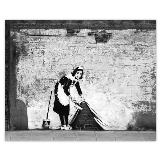 Plakat Banksy Pokojówka, 50x40 cm ZeSmakiem